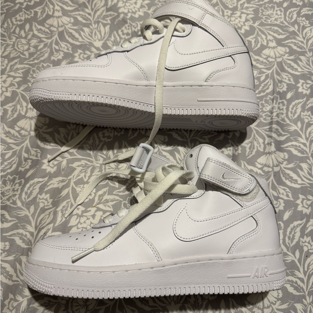 Nike Kids White High-Top Sneakers